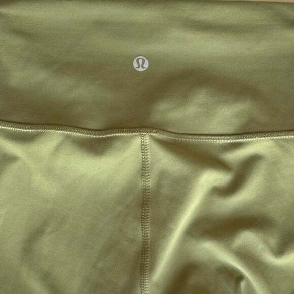 Lululemon Wunder Train High-Rise Crop 21" Bronze Green Size 6 Activewear - Picture 9 of 11